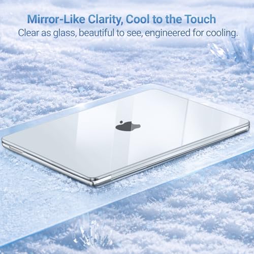 MOSISO Case Compatible with MacBook Neo 13 Inch Cover, Model A3404 2026 Version with A18 Pro Chip, Scratch-Resistant, Crystal Clear Hard Protective Case