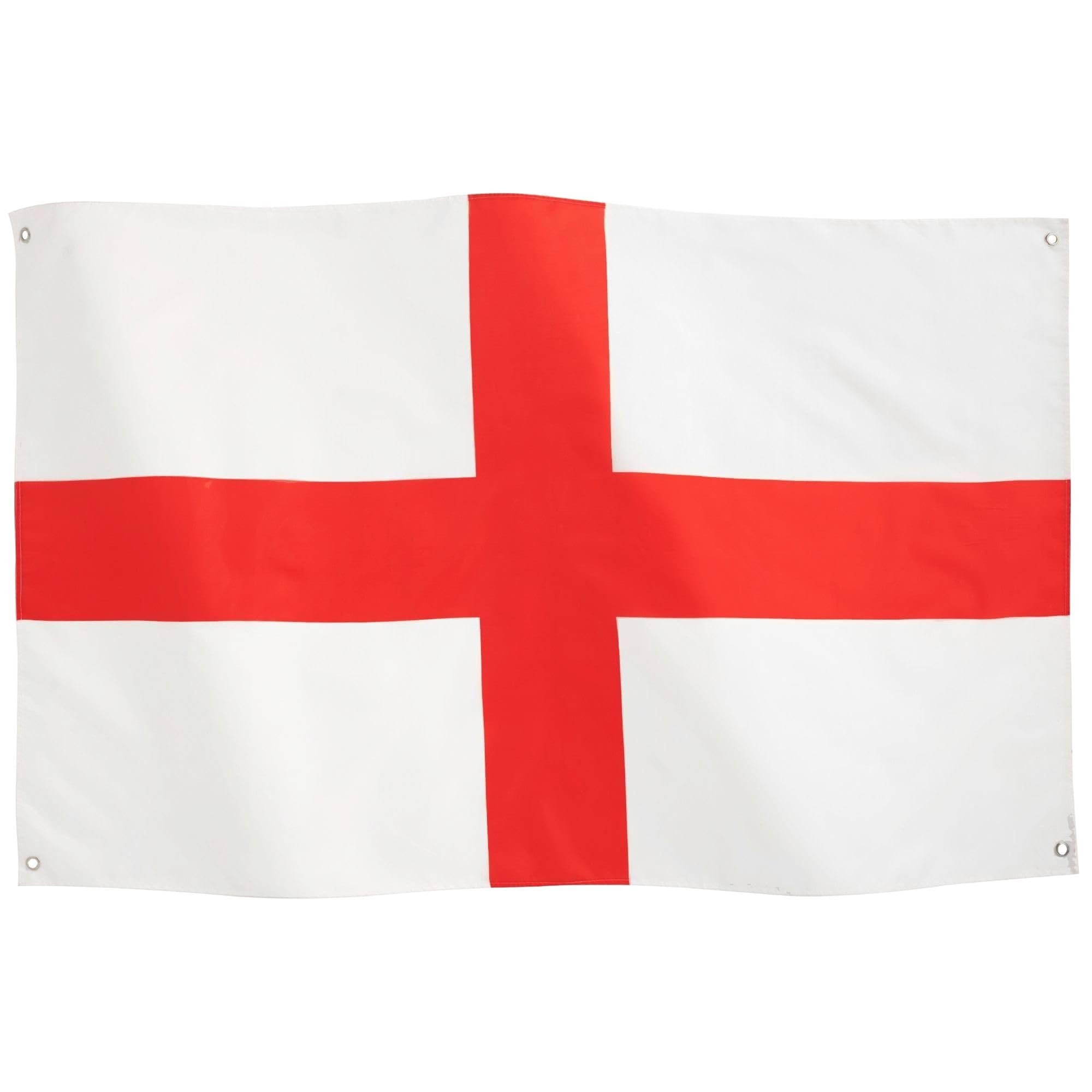Runesol England Flag 3x5, 91x152cm, Six Nations Rugby, St George's Day Cross, 4 Grommets, Eyelet in Every Corner, English Football, Premium Flags, Inside, Outside, Vivid Colours, VE Day — image 1