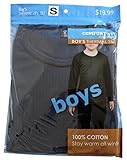 Comfort Fit Winter Boy’s Warm Thermal 100% Cotton 2 Pcs Set Navy Blue