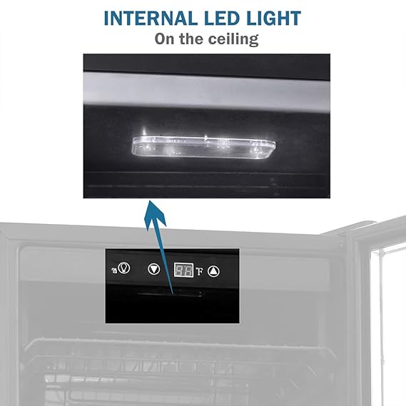 Northair - Enfriador de bebidas y nevera con puerta reversible de ...