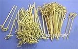 JapanBargain 1597x6 1597 Bamboo Picks Skewers, 300 Pcs, Knotted Ends-6 Inch 300pc