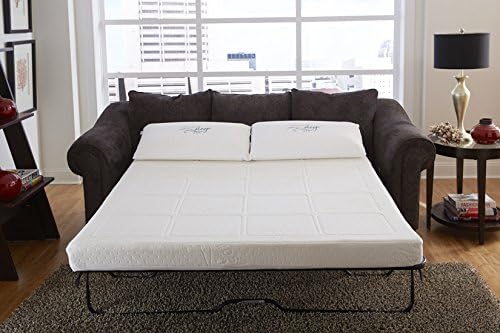 CoutureSleep Gel Memory Foam Replacment Sofa Sleeper Mattress-Queen(Mattress Only)