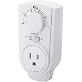 EconoHome Adjustable Thermostat - Universal Plugin Heating & Cooling Thermostat - Compatible with Most EconoHome Wall Mount S