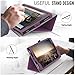 MoKo Case for All-New Amazon Fire HD 8 Tablet (7th Generation, 2017 Release Only) - Slim Folding Stand Cover for Fire HD 8, PURPLE (with Auto Wake / Sleep)