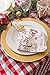 DII Christmas Thanksgiving Holiday Tabletop Décor Collection Decorative Napkin Ring Holder Set, 2.5