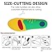 Plantar Fasciitis Insoles, Arch Support Foam Shoes Inserts,Arched Shoe Insoles for Cushioning, Relieving Foot Pain,Flat Feet, Heel Spurs, Orthopedic Functional Insoles for Men & Women