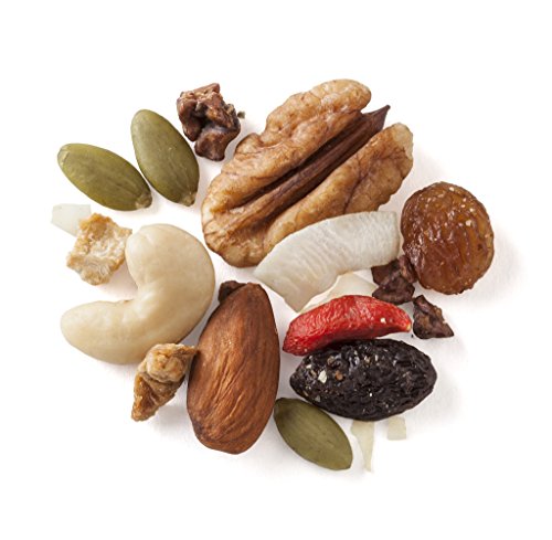 Gorilly Goods Organic Raw Vegan Trail Mix Individual Snack Packs (TRAIL – Cashews, Almonds, Pecans, Goji Berries, Coconut & Cacao), 1.3 Oz Bag (Pack of 12) - Thumbnail 2