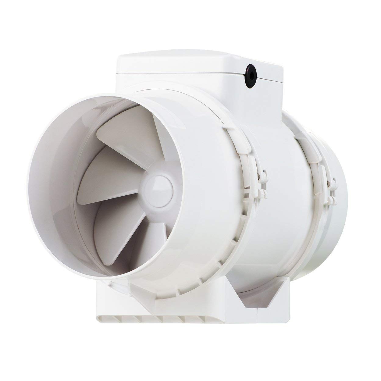 Vents TT-100 TT Mixed Flow in Line Extractor Fan, 33 W, 240 V, White, 4" / 100 mm-Standard