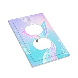 ShinyLuck Mermaid 1 Gang Electrical Duplex Outlet