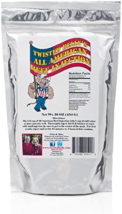 All American Beef Injection - BBQ Injection and Marinade - Enough for 100lbs+ of Beef