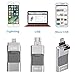 USB Flash Drives for iPhone 32GB Pen-Drive Memory Storage, G-TING Jump Drive Lightning Memory Stick External Storage, Memory Expansion for Apple IOS Android Computers(Silver)