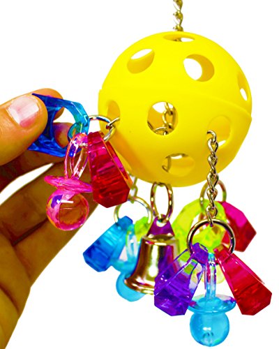 Bonka Bird Toys 1938 Paci-Pull Bird Toy parrot cage toys cages african grey conure