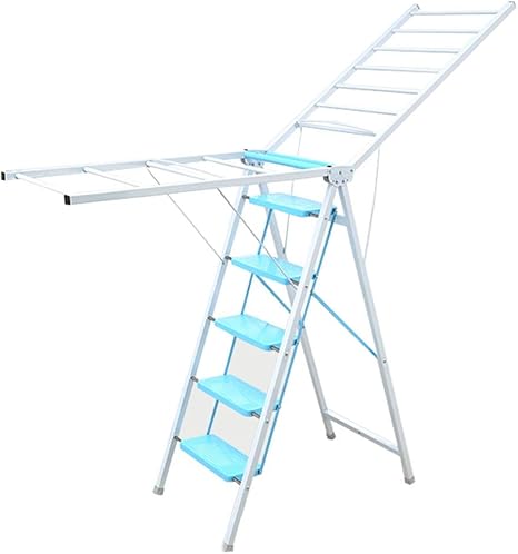 lqgpsx Escalera de Almacenamiento Plegable de 4/5 Pasos para Adultos