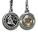 The Christian Mint, LLC St. Francis of Assisi Enameled Pet Medal with Capsule of Assisi Soil (for Smaller Dogs) (Black)