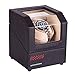 Watch Winder for Rolex, Elegant Leather Storage Case for Men and Lady’s Automatic Watches with Adjustable Watch Pillow Inculde 4 Rotation Mode- AC Adapter