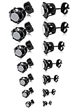 Tornito 7 Pairs 20G Stainless Steel Stud Earrings