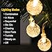 Battery Operated String Lights, 21.3ft 30 LED Beexcellent Globe Lights Waterproof Fairy Lights with Remote Controller for Christmas Garden Home Patio Wedding Party Holiday Decoration (Warm White)