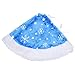 MrXLWhome Christmas Tree Skirts Blue 36inches, Blue and White Holiday Tree Skirts, Christmas Tree Decorations Skirts 36inches Blue