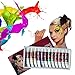 Face Paint Kit,12 Colors Professional Face Painting, Non-Toxic Body Paint Halloween Makeup, Rich Pigment, Face Painting Kits for Kids Art for Party Halloween Body Decorate