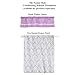 Grey Damask and Purple 4 Piece Baby Crib Bedding Set by The Peanut Shell