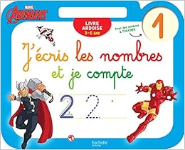Amazon Fr Ardoise Avengers J Ecris Les Nombres Et Je Trace Les Formes Collectif Disney Livres