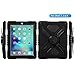 Afranker Plastic Kid Proof Extreme Duty Dual Protective Case Cover with Kickstand for Ipad 2, Ipad 3 - Black