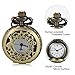 Uarter Vintage Drink Me Pocket Watch Necklace Quartz Watch Alice in Wonderland
