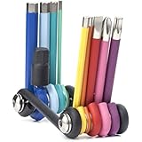 Kikkerland CD120 Rainbow Compact Multi Tool Multi Tool - 7 Tools in 1