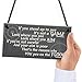 XLD Store Funny Toilet Sign Stand Up to Pee Chic Bathroom Door Loo Wall Art Plaque Gifts