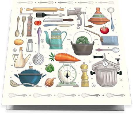 Quire Memo Block - Cooking Utensils - 200 Pages - Size 115mm x 115mm - Image 3