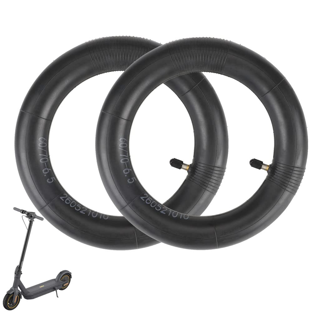 VOLOHAS 60/70-6.5 Electric Scooter Hose 10 Inch Double Strength Hose for Segway Ninebot Max G30 Series Front/Rear E-Scooter, Puncture and Abrasion Resistant (2 PCS)