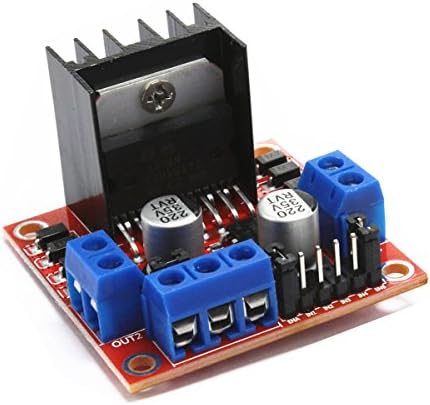 Megmoki L298N Motor Drive Controller Board Module Dual H Bridge DC Stepper For Arduino