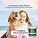 Certified Organic Milk Thistle Powder for Cats and Dogs - Easy to Mix with Wet or Dry Food- Promotes Healthy Liver Function and Detox for Pets (10 OZ for Large Dogs)