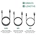 USB C Cable, Xcords USB Type C Cable 3Pack 3FT 6FT 10FT USB C to USB 2.0 Nylon Braided S9 Charger Cable for Galaxy S9, S9 Plus, S8, S8 Plus, LG G5 G6 V30, HTC 10, Nexus 5X/6P,Google Pixel XL(Black)