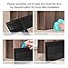 MAGZO Upgraded Door Weather Seal, 2 Inch Width X 39 Inch Length Under Door Sweep Door Weather Stripping Bottom Door Draft Blocker Under Door Strip Noise Stopper(Black)