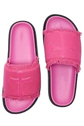 Lemonade Women's Pocession Frayed Edge Crucifix