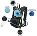 Katla Volcano Hydration Backpack with 2L PBA Free Bladder, Hydration Pack by Non Leaking, Large and Small Compartments, Adjustable Straps, Sweat Resistant (Yellow)