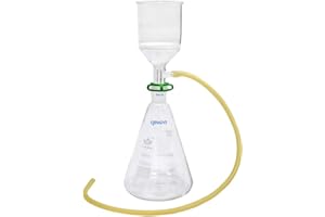 YUXUN YX Glass Vacuum Suction Filter with 1000mL Filter Bottle and 250ml Funnel Filtration Kit Lab Vacuum Filtration Distillation Apparatus