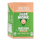 On-The-Go Matcha Green Tea Powder - Enjoy Anytime, Anywhere - All Natural, Mixes Instantly - Perfect For A Busy Lifestyle - Palau Peach, 30 Servings