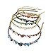 Dodoga Girls Women Headbands Glitter Beaded Bejeweled Sparkle Headbands Head Bands Hair Accessories for Women, Girls (7pcs)