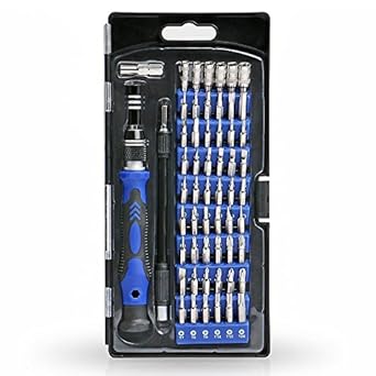 Scout 58 in 1 Precision Screwdriver Bit Sets with 54 Bits, Magnetic Repair Tool Kit Ideal for PC, Laptops, Phones, Game Consoles and Electronics (Chrome Vanadium Alloy Steel)