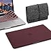 MacBook Pro 13 Case 2019 2018 2017 Release A2159/A1989/A1706/A1708, GMYLE Plastic Hard Shell Cover, Storage Bag Travel Pouch, Keyboard Cover Set Compatible Newest Mac Pro 13 Inch – Burgundy Red