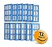 K&J 12-Pack of Compatible with Cat Mate & Dog Mate Fountain Replacement Filter Cartridges
