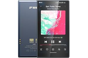 FiiO M21 Android 13 Portable Music Player MP3 Walkman Snapdragon 680 4* CS43198 DAC Chips Hi-Res Audio DSD Bluetooth LDAC (Blue-Black)