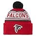 Outerstuff NFL Atlanta Falcons Youth 8-20 Cuffed Knit with Pom Hat, One Size, Crimson