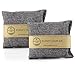 Bamboo Air Refrigerator Odor Remover, Eliminator & Absorber For Fridge & Freezer. Natural Charcoal Purifier Stronger Than Baking Soda - 2 Pack