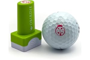 Obirdie Self-Inking Golf Ball Stamp | Chic & Fun Golf Ball Stamper | Fast-Drying, Waterproof Golf Ball Marker Stamp | Reusable Golf Accessories for Women | Golfer Gifts | Golf Gadgets