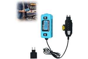 OEKYTOY Automotive Circuit Fault Probe Tester,23A 12V Car Relay Fuse Blade High-Precision Current Tester with LED Display Lighting for Vehicle (Blue 1PC)