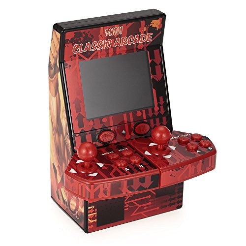 CCGTOY Upgraded Mini Classic Arcade Game Cabinet Machine Double Joystick Retro Handheld Player with Built-in 183 Games