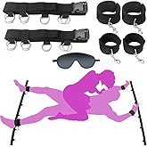 Bed Restraint for Queen Size Bed Sex Resistant Tie Legs and Arms for Adult Hand Leg Cuffs Ankle Wrist Restraints Bondaged Res